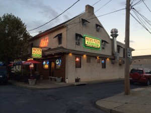 Exterior of Nick's Pizza Restaurant in Bethlehem PA